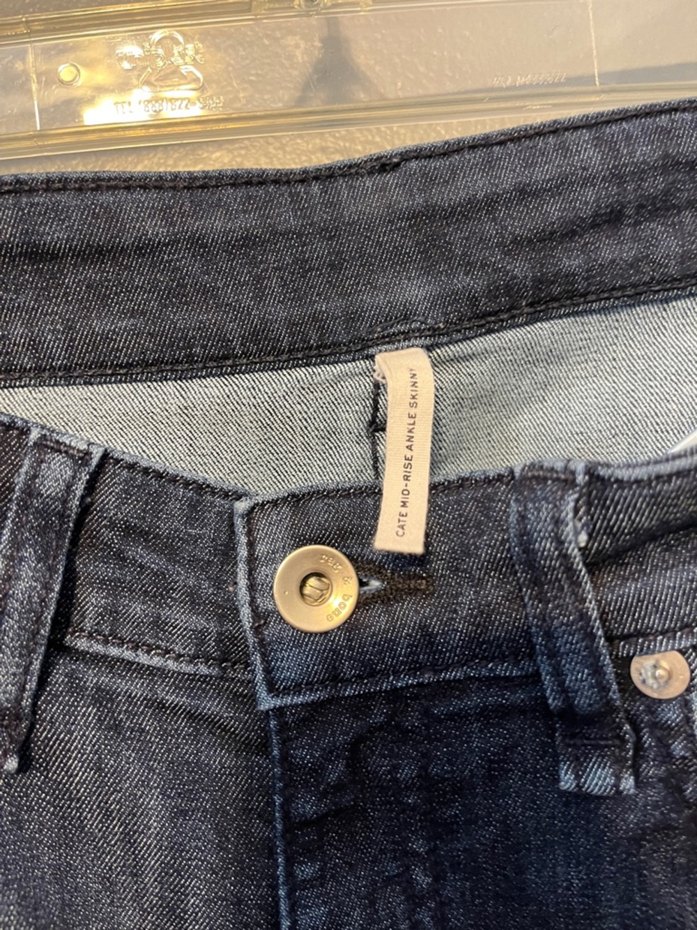 rag & bone Dark Blue Skinny Jeans - Picture 5 of 5